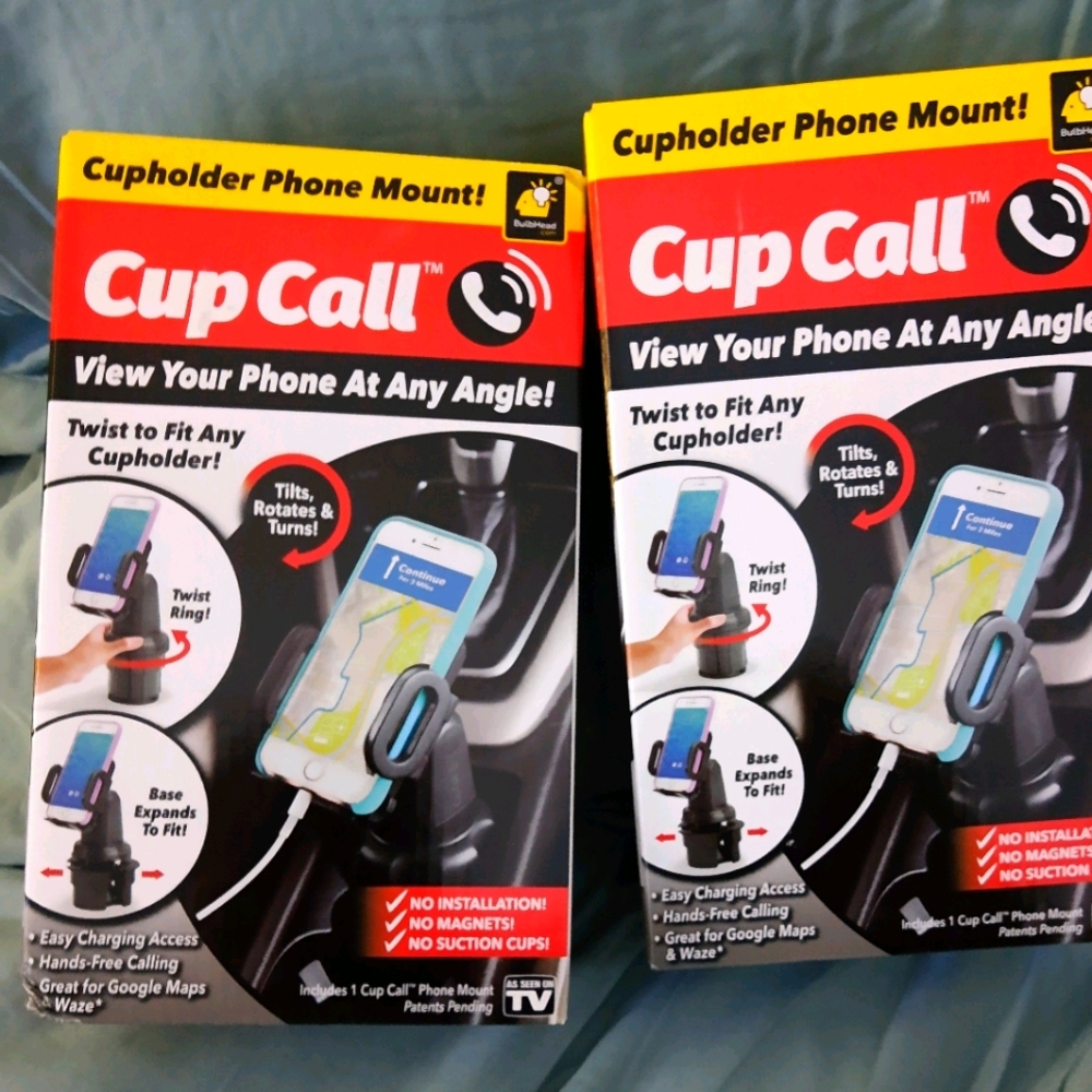 Two BulbHead Car Cup Holders